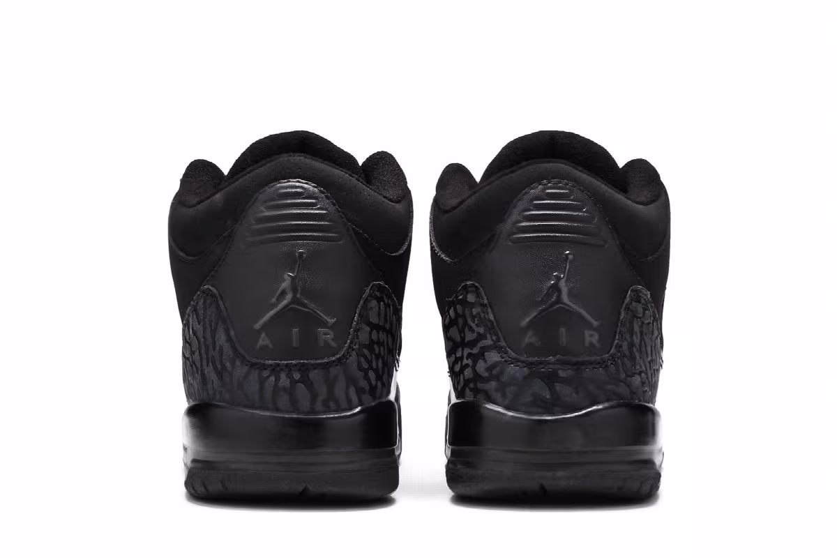 Air Jordan 3 GS Black Cat, view 7