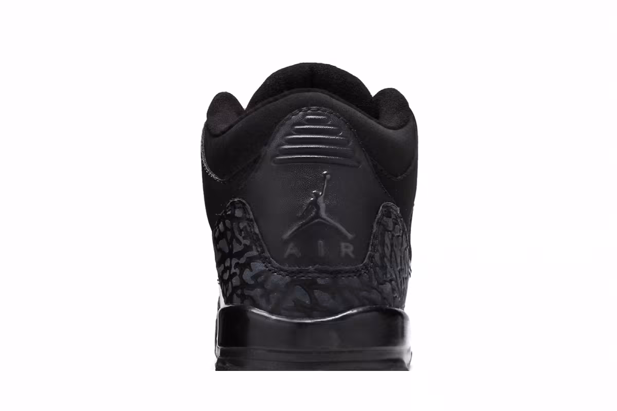 Air Jordan 3 GS Black Cat, view 8