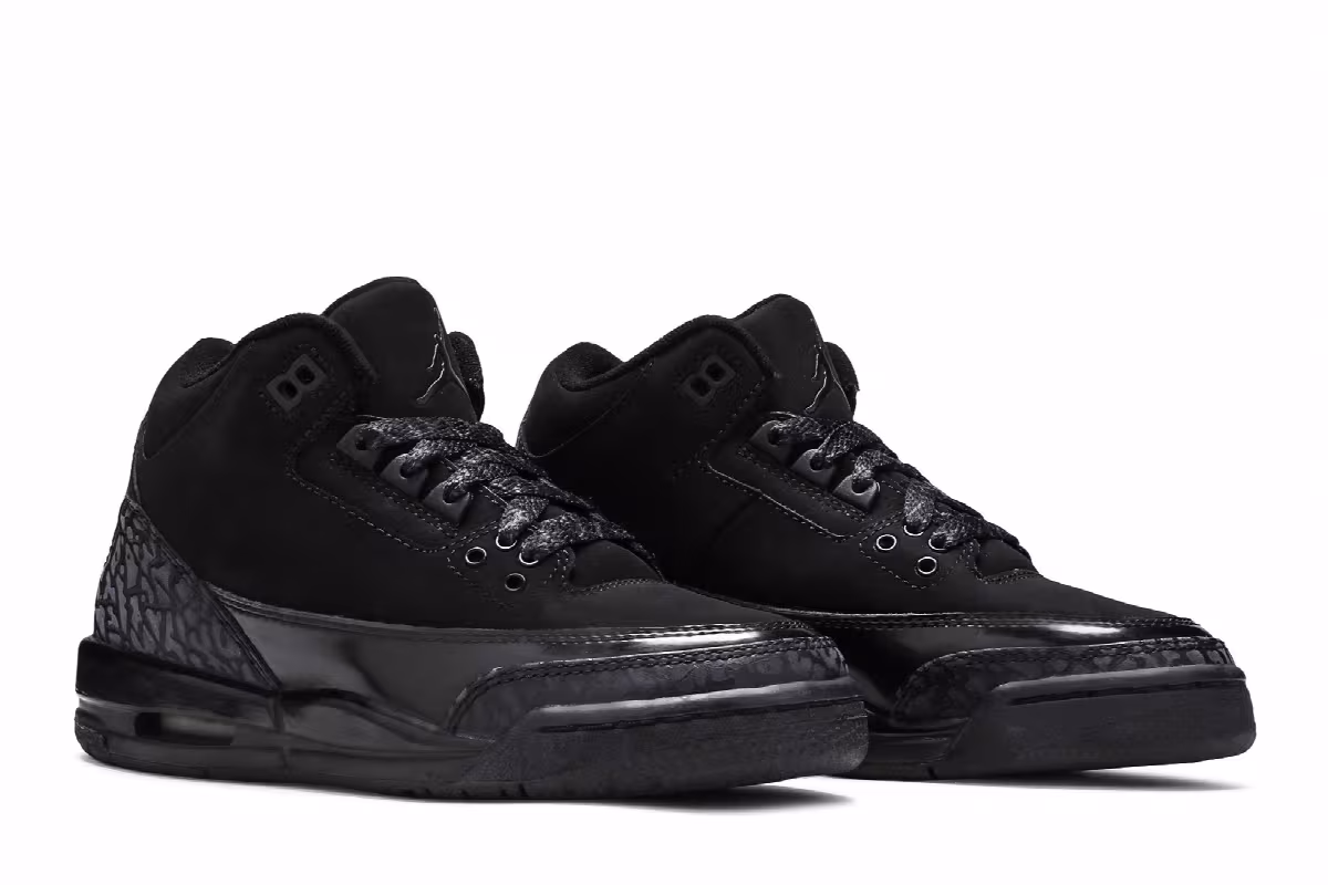 Air Jordan 3 GS Black Cat, view 9