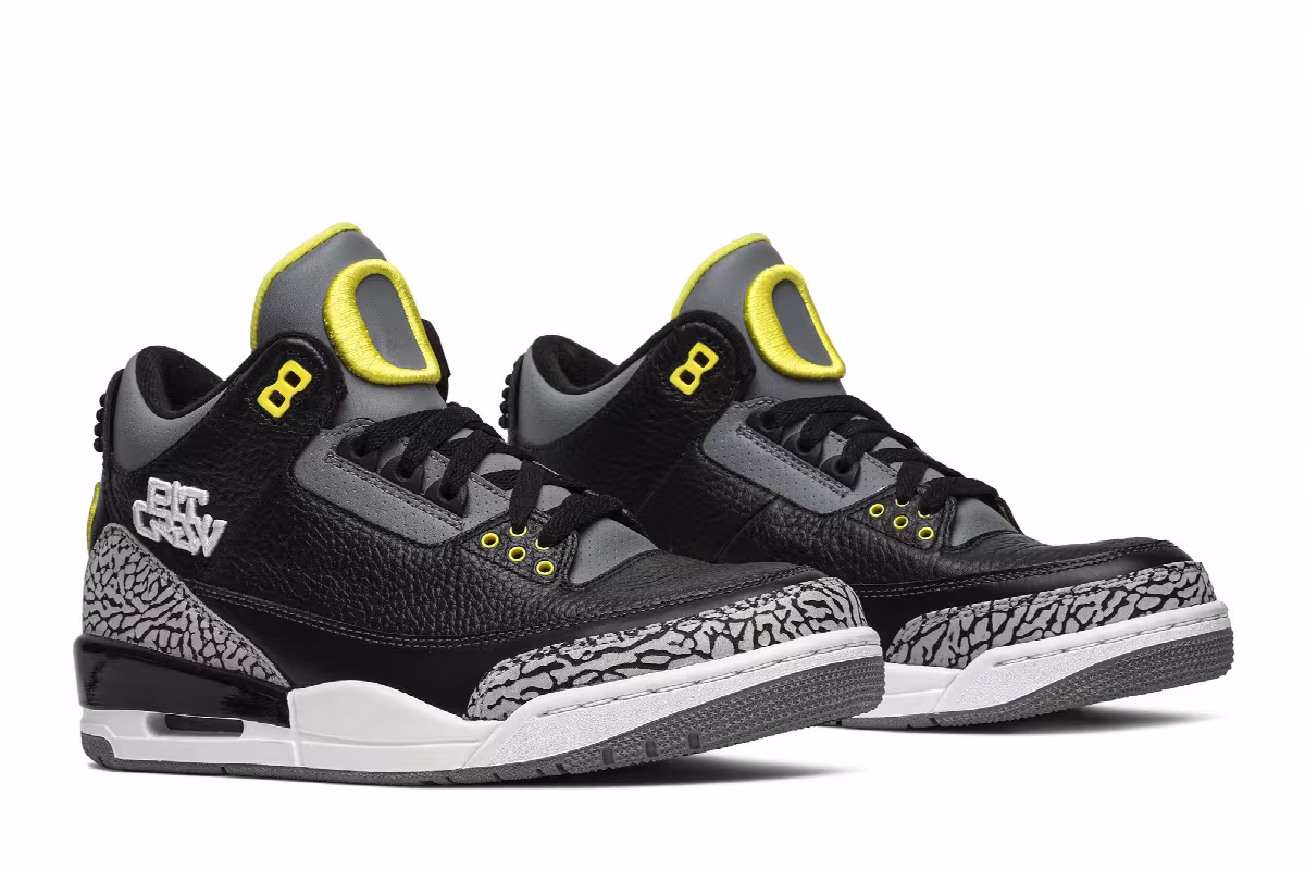 Air Jordan 3 Oregon Pit Crew, view 9