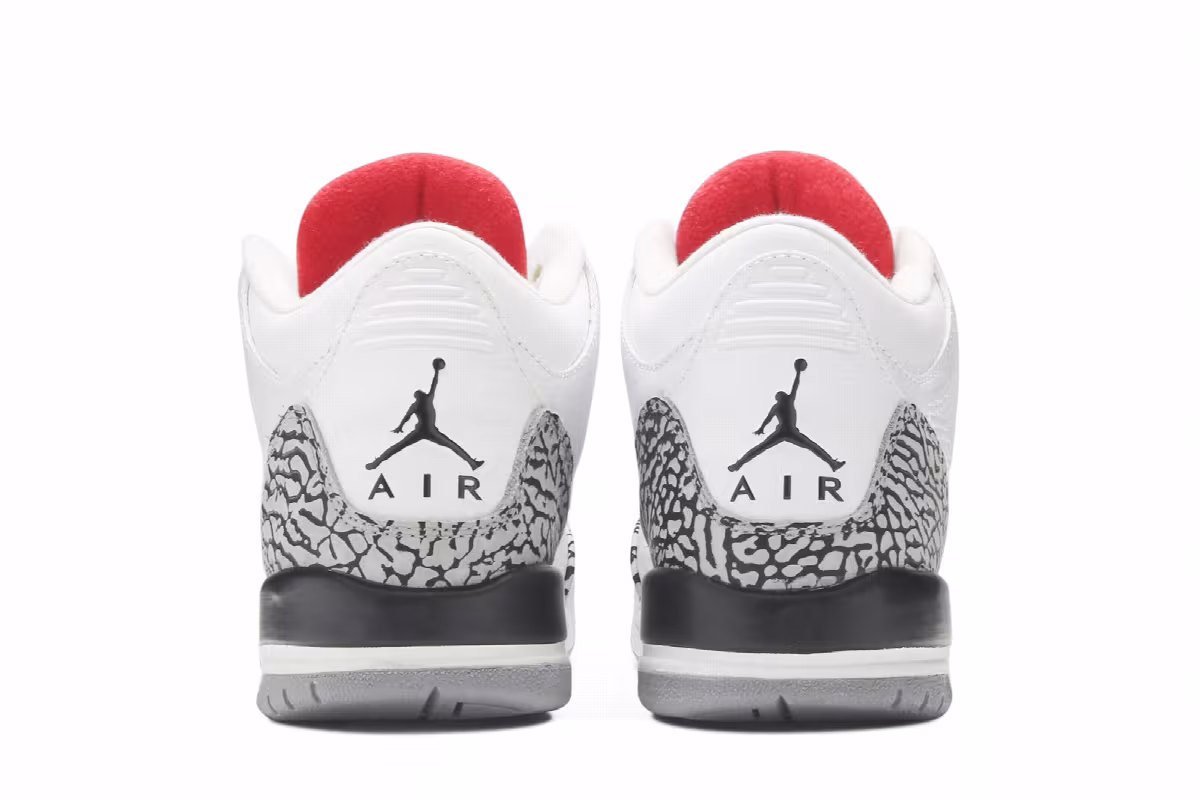 Air Jordan 3 GS White Cement 2011, view 7