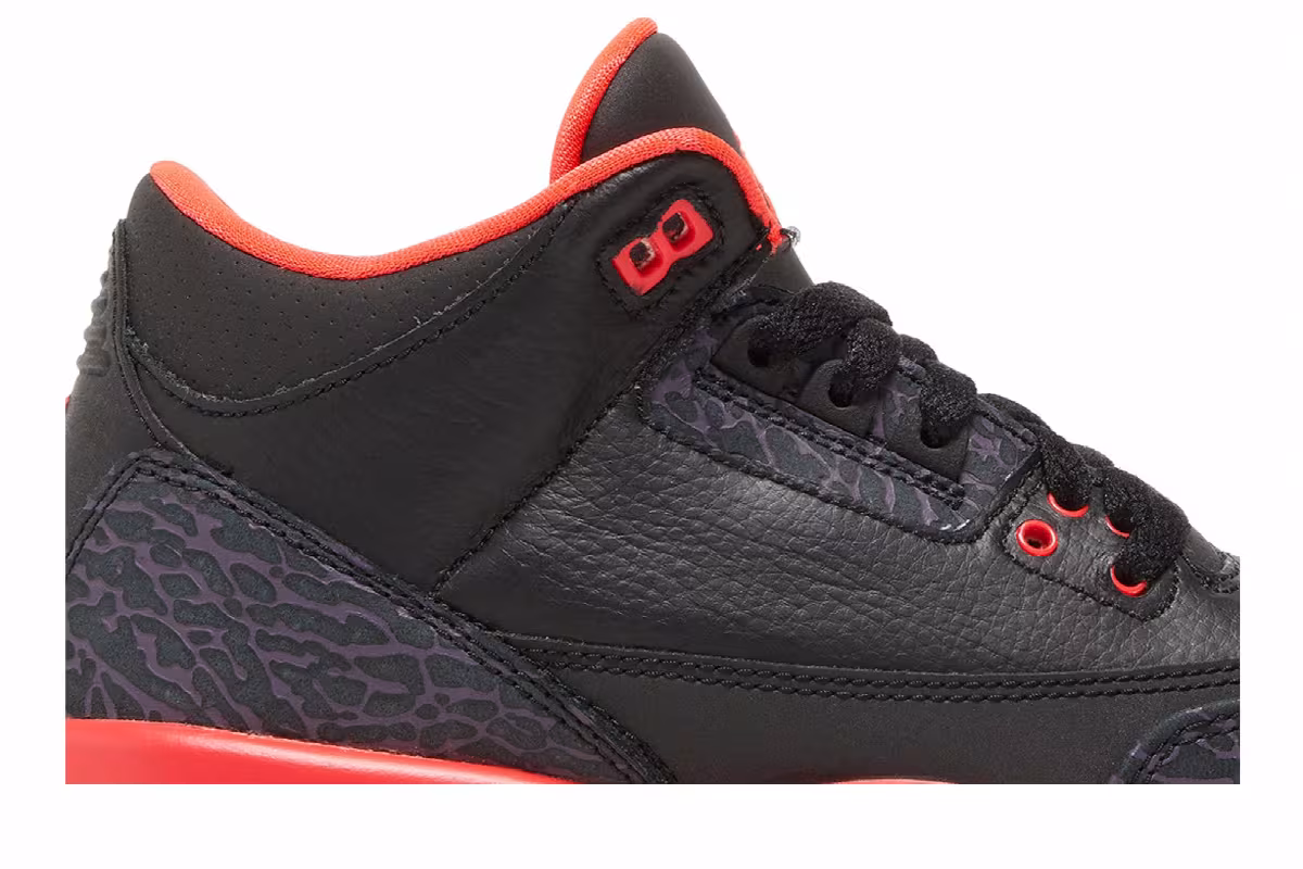 Air Jordan 3 GS Crimson, view 3