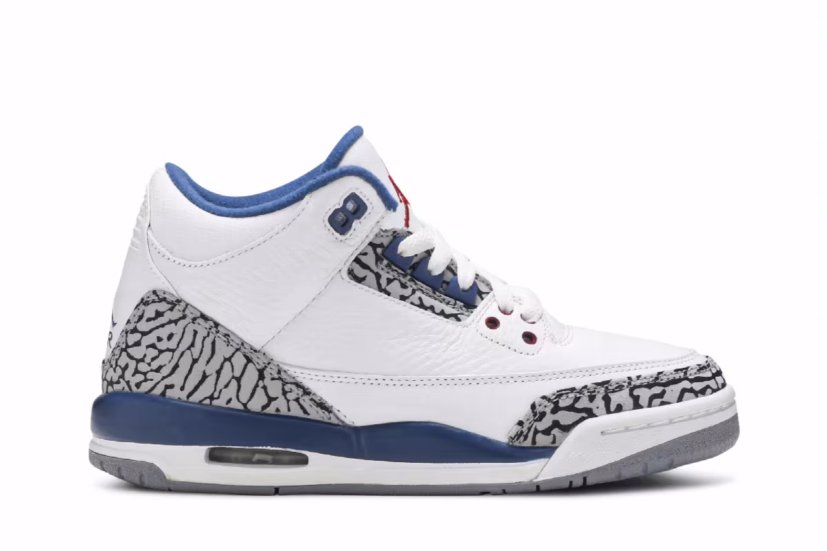 Air Jordan 3 GS True Blue 2011, view 2