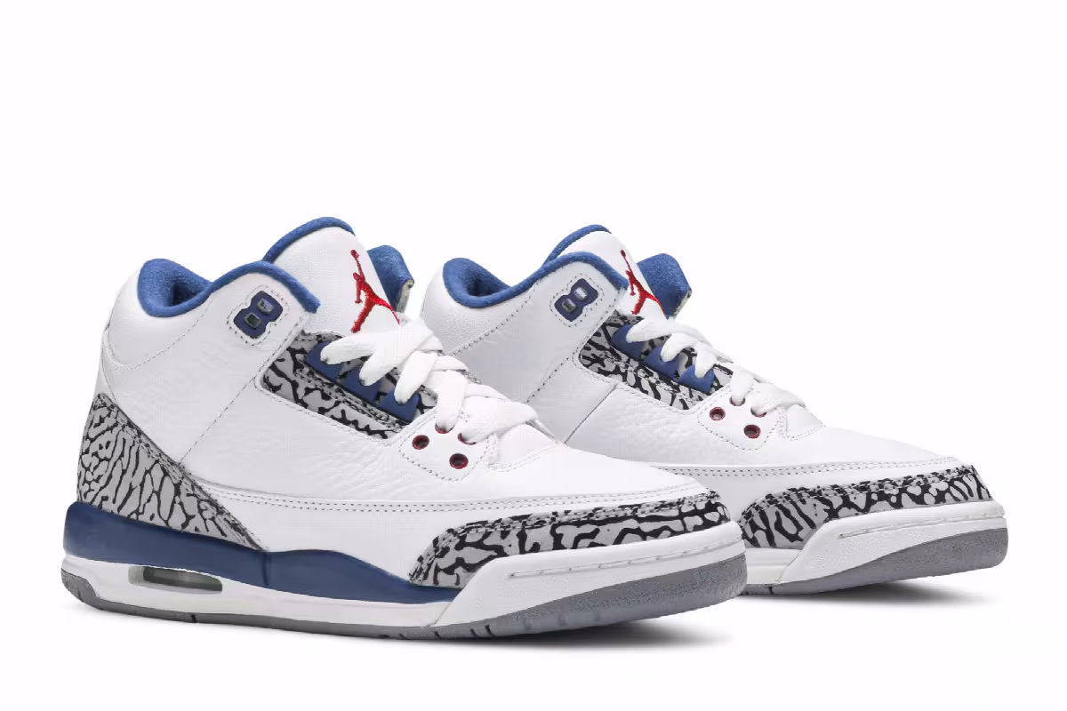 Air Jordan 3 GS True Blue 2011, view 9