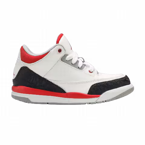 Air Jordan 3 Retro PS 'White Fire Red' 2013