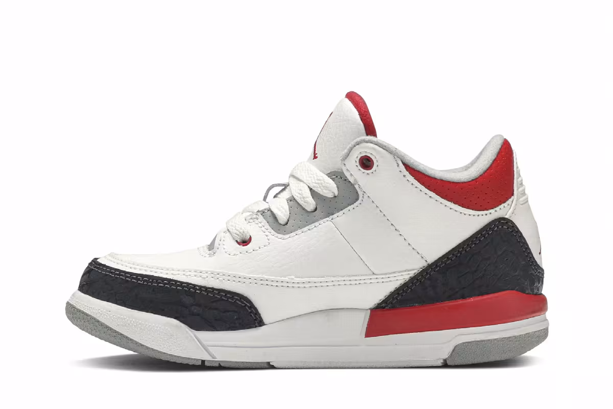 Air Jordan 3 PS White Fire Red 2013, view 4