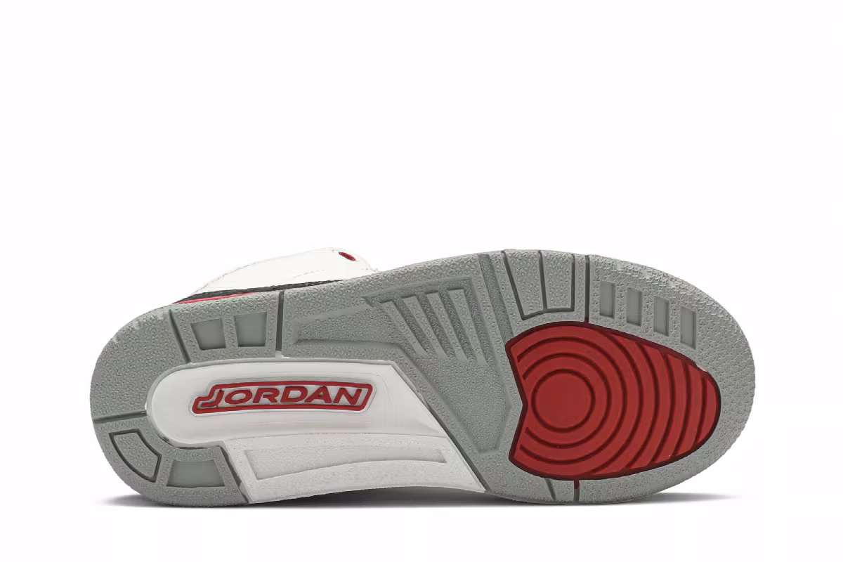 Air Jordan 3 PS White Fire Red 2013, view 5