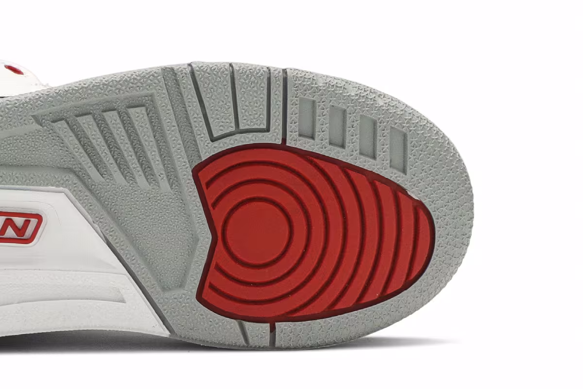 Air Jordan 3 PS White Fire Red 2013, view 6