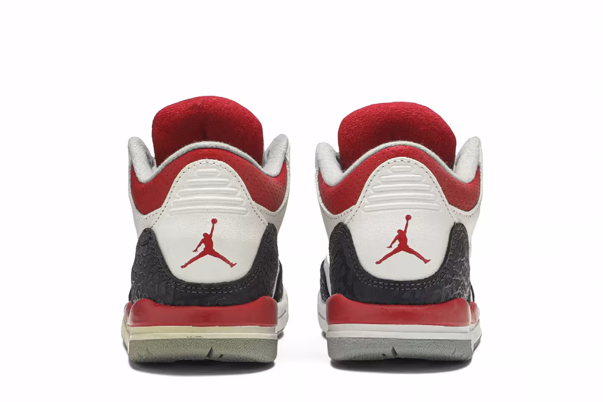 Air Jordan 3 PS White Fire Red 2013, view 7