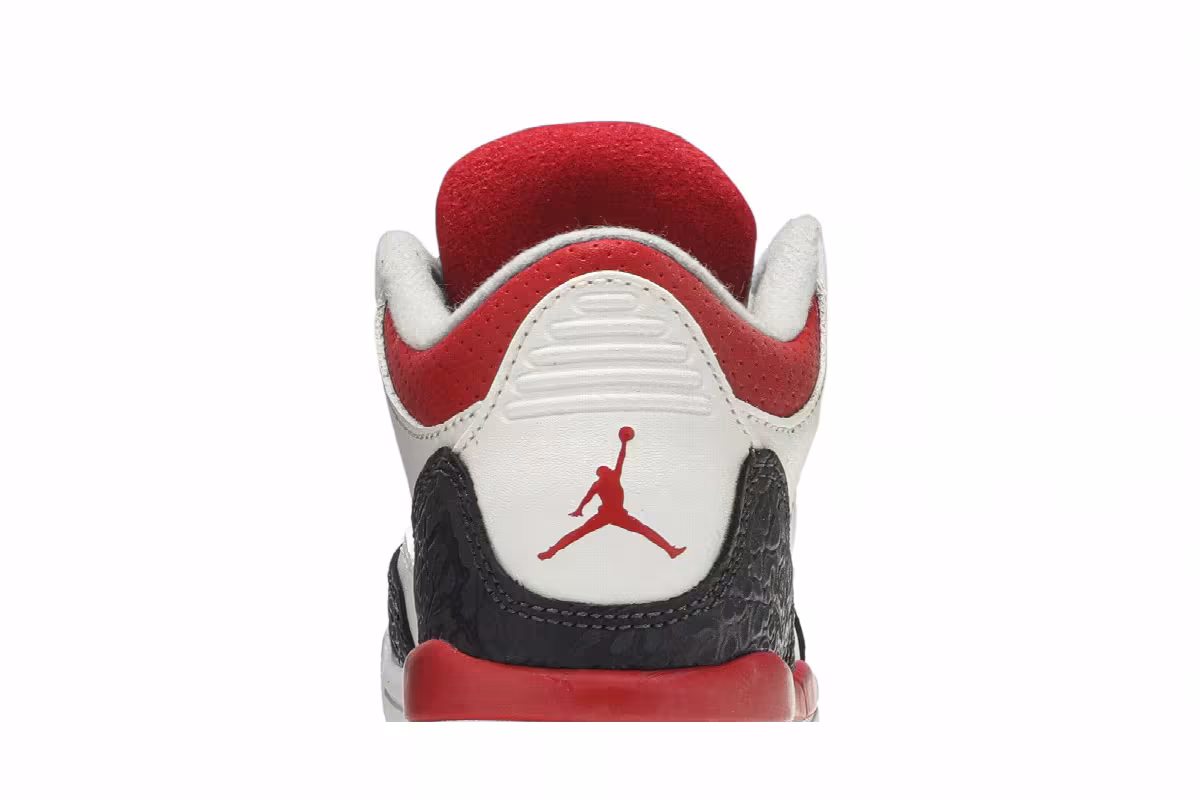 Air Jordan 3 PS White Fire Red 2013, view 8