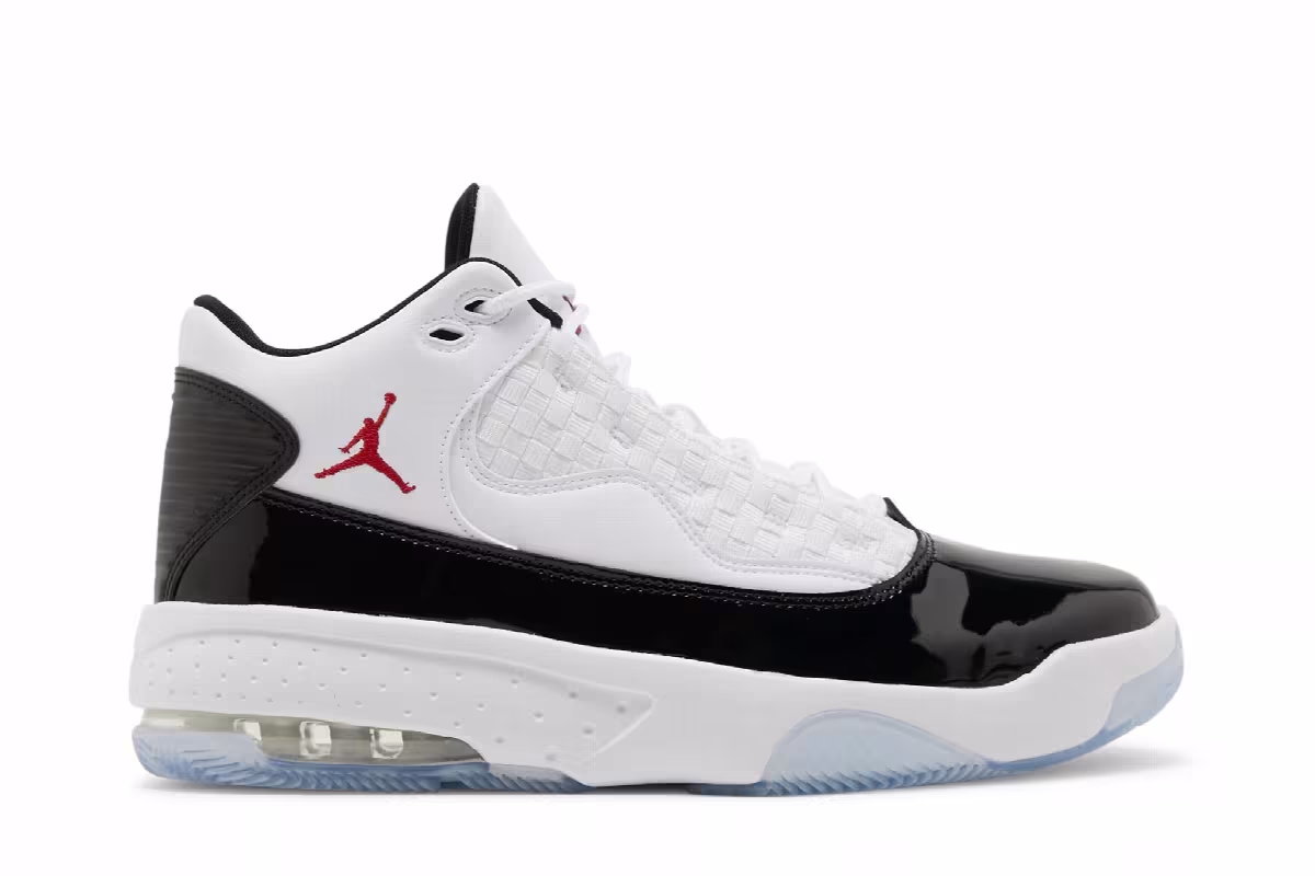 Air Jordan Max Aura 2 White Gym Red, view 2