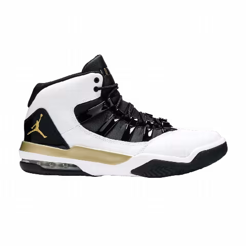 Air Jordan Max Aura 'White Black Gold'