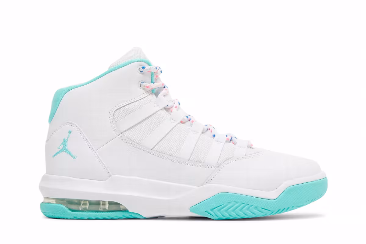 Air Jordan Max Aura GS White Aurora Green, view 2