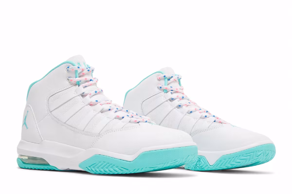 Air Jordan Max Aura GS White Aurora Green, view 9