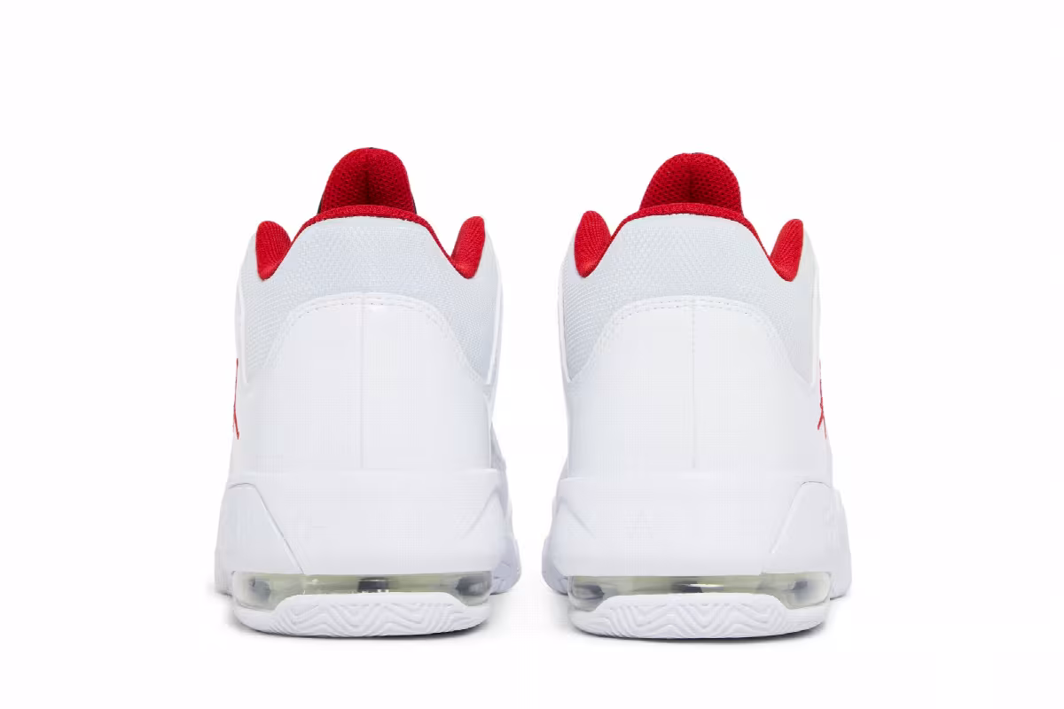 Air Jordan Max Aura 3 White University Red, view 7