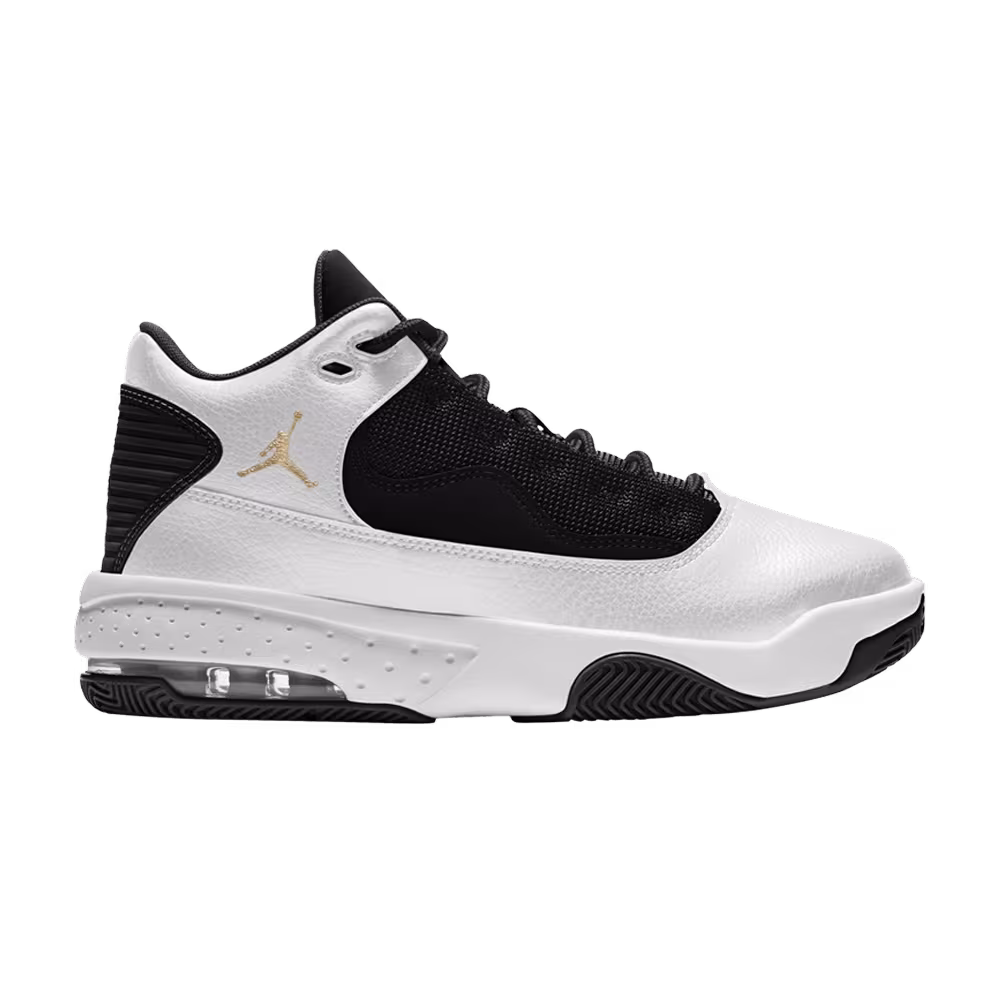 Air Jordan Max Aura 2 GS White Black Gold