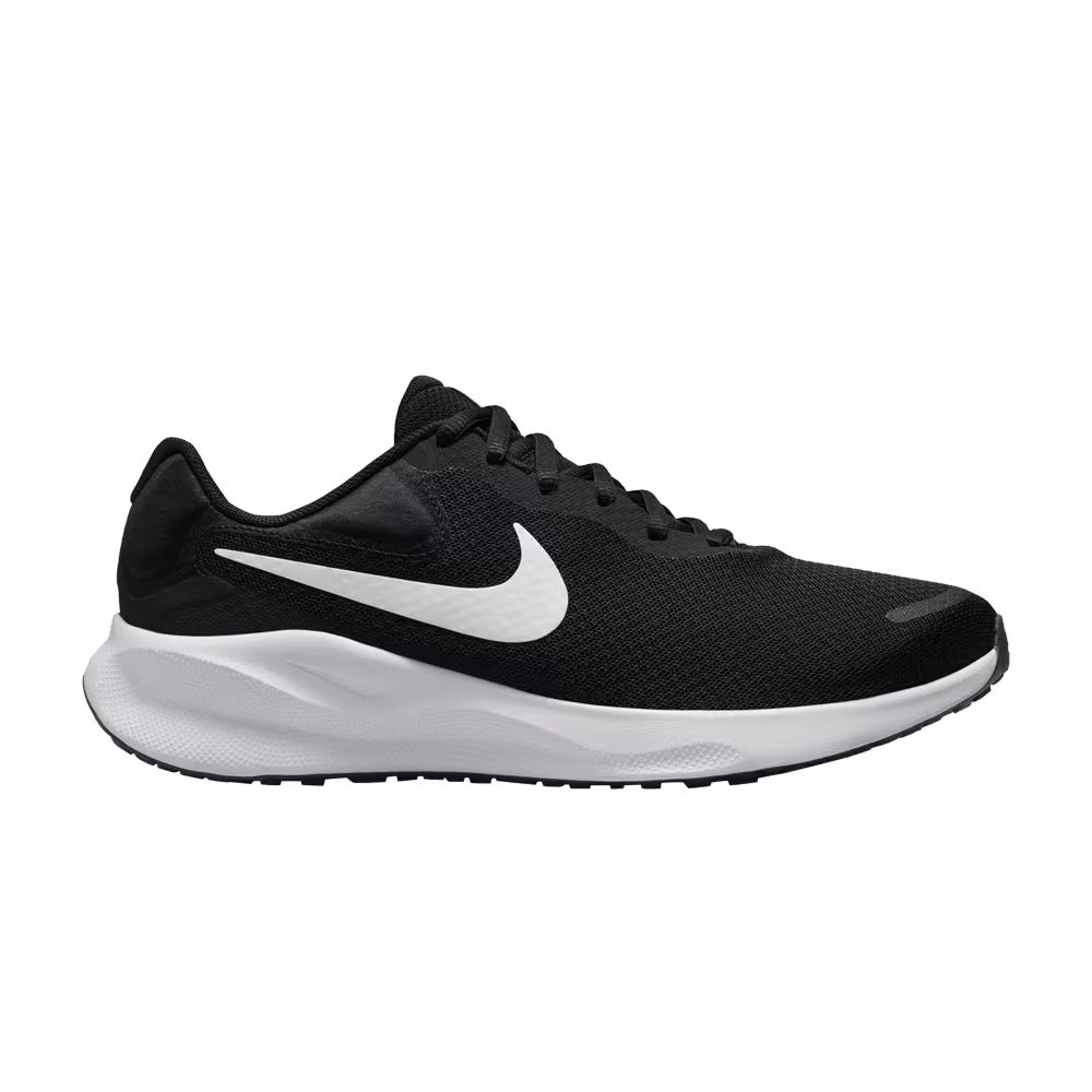 Nike Women's Revolution 7 Wide Black White