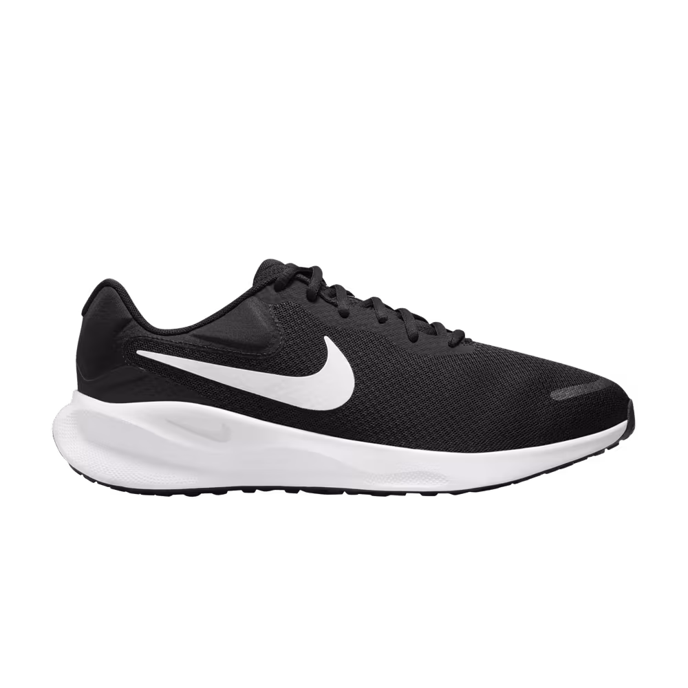 Nike Revolution 7 Extra Wide Black White