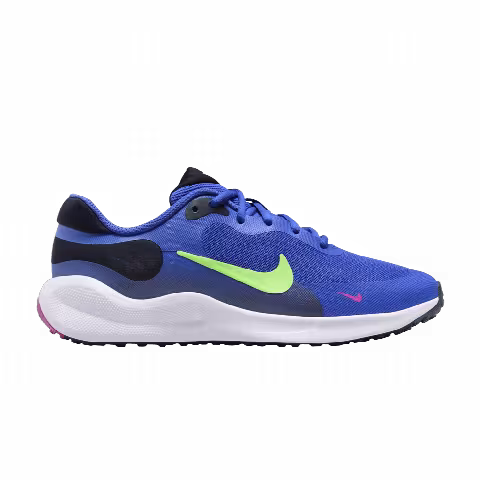 Nike Revolution 7 GS 'Ultramarine Lime Blast'