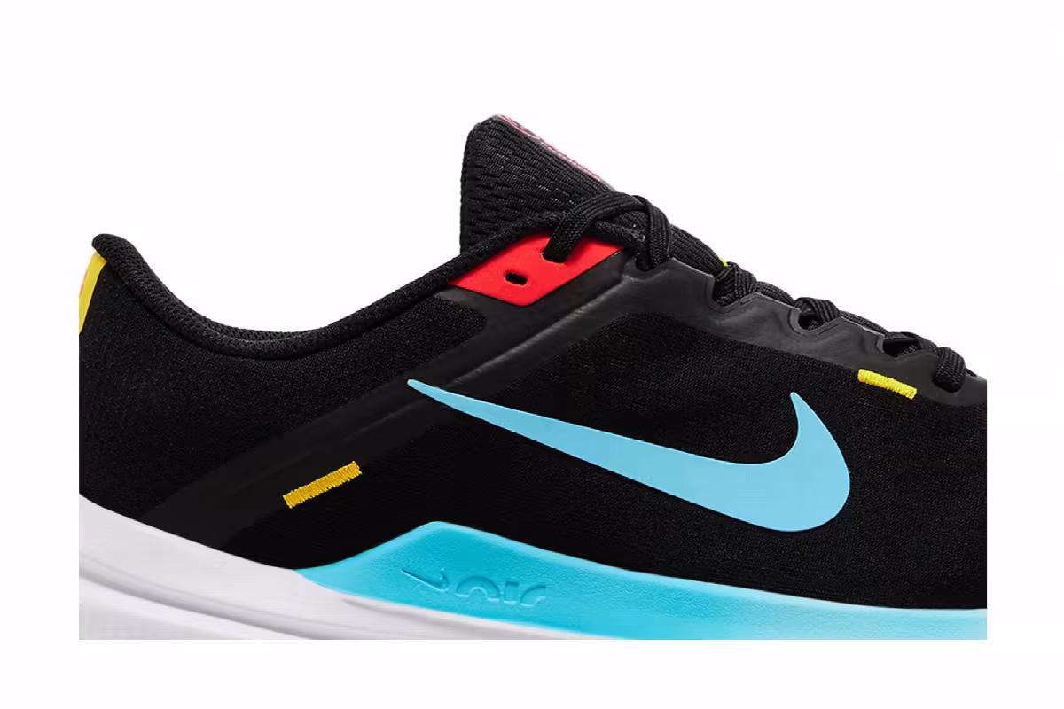 Nike Women's Winflo 10 Black Baltic Blue, view 3