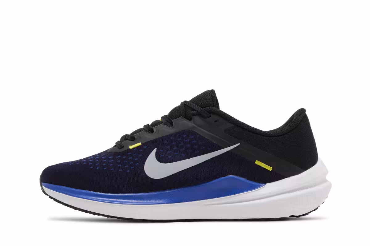 Nike Air Winflo 10 Black Racer Blue, view 4