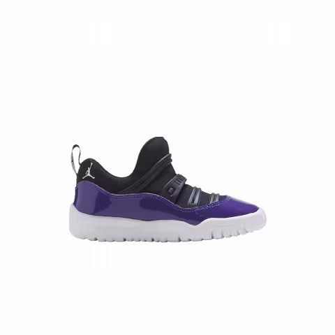 Air Jordan 11 Retro Little Flex TD 'Black Court Purple'