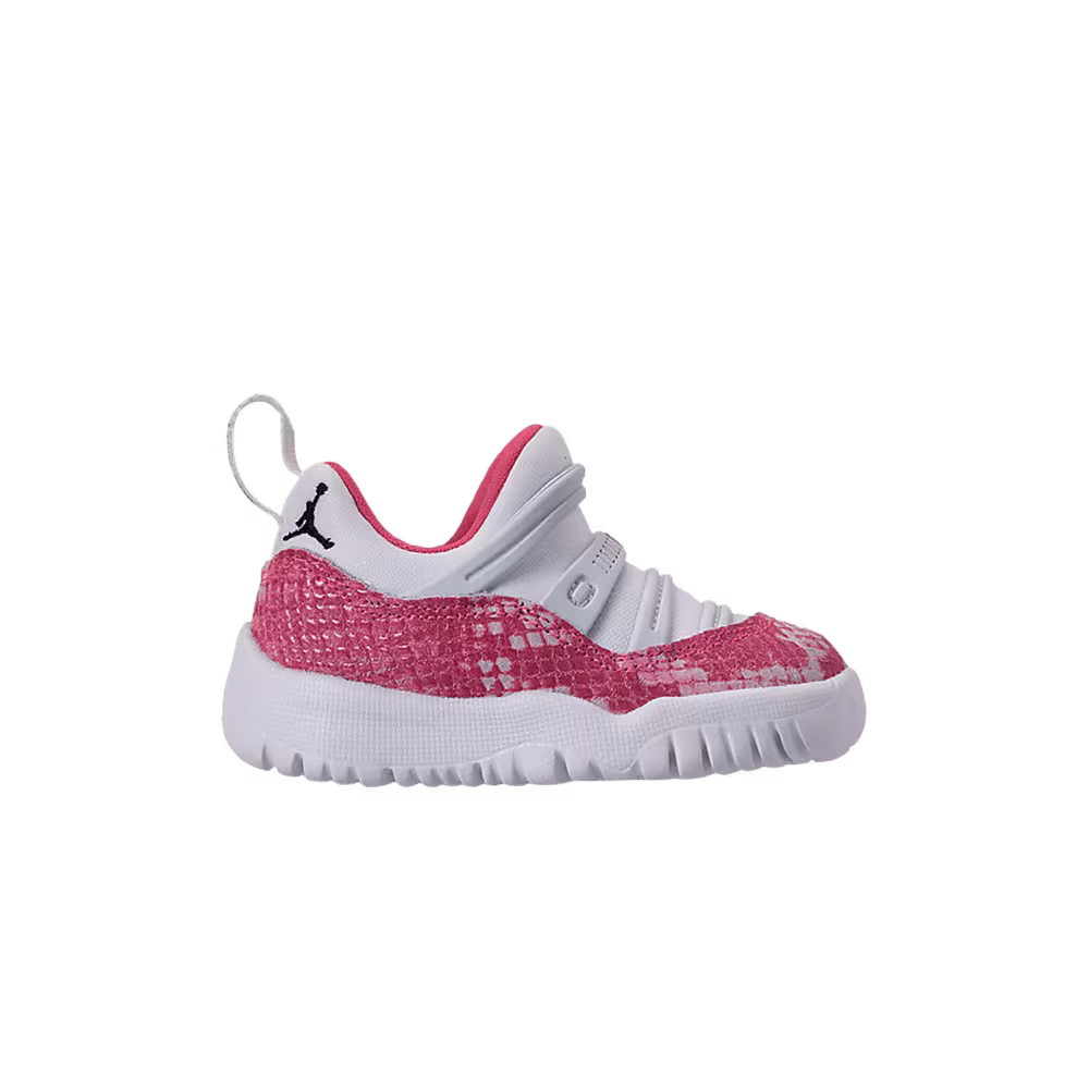 Air Jordan 11 Little Flex TD Pink Snakeskin
