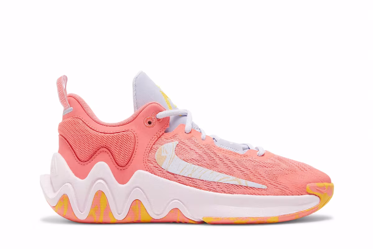 Nike Giannis Immortality 2 GS Hot Punch Mismatched, view 2