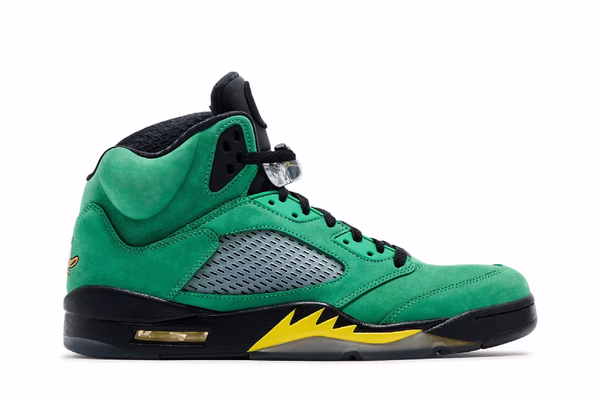 Air Jordan 5 Oregon Ducks, view 2