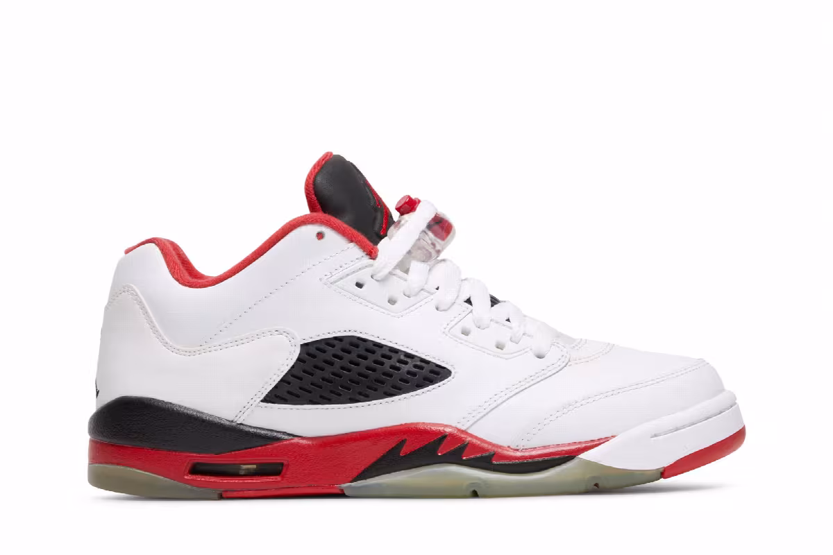 Air Jordan 5 Low GS Fire Red 2016, view 2