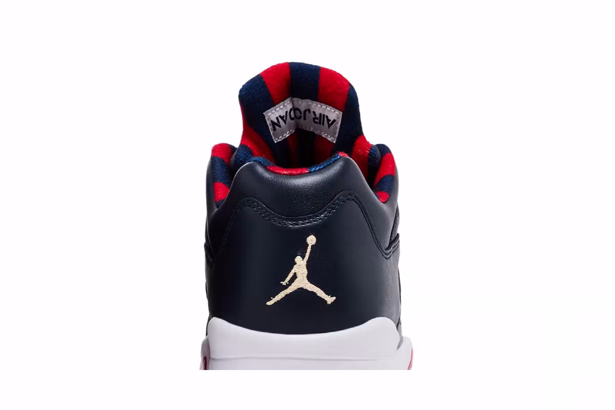 Air Jordan 5 Low Golf Obsidian Red, view 8
