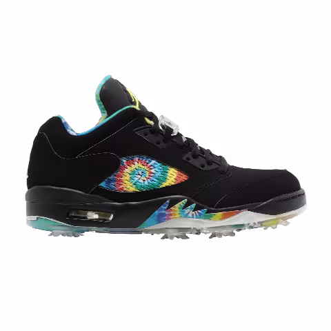 Air Jordan 5 Low Golf 'Peace & Love - Black'