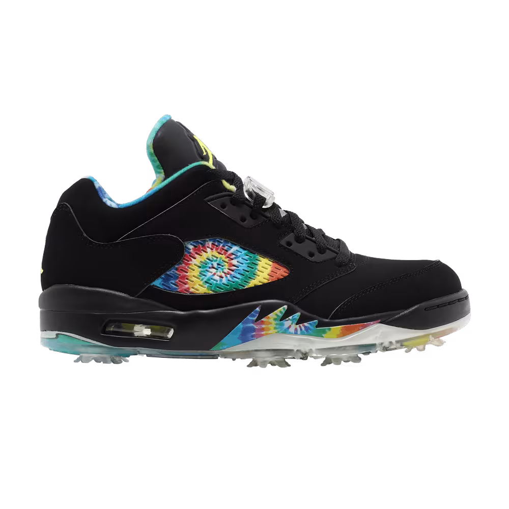 Air Jordan 5 Low Golf Peace & Love - Black