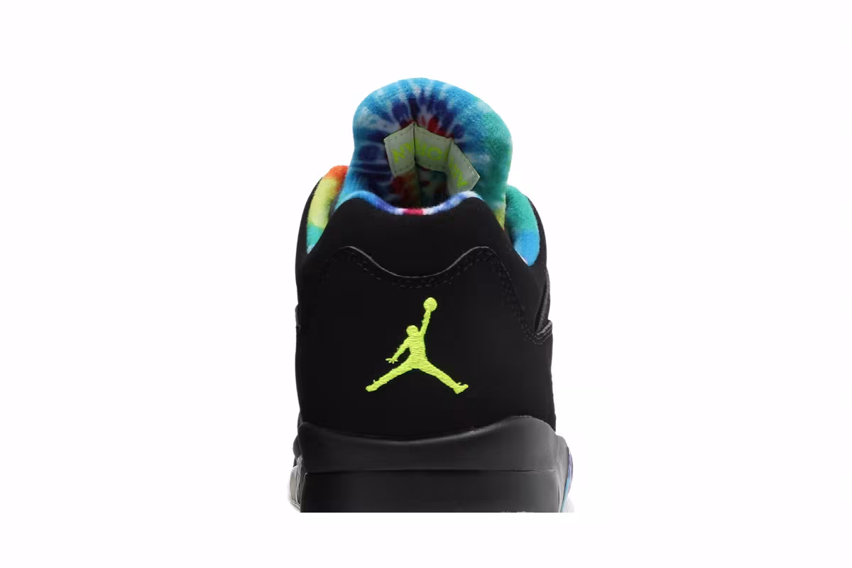 Air Jordan 5 Low Golf Peace & Love - Black, view 8