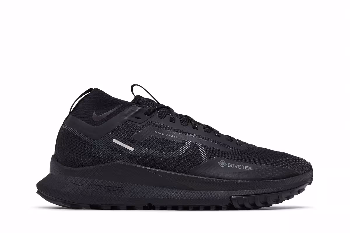 Nike React Pegasus Trail 4 GORE-TEX Black Anthracite, view 2