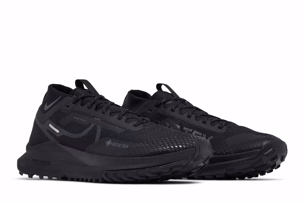 Nike React Pegasus Trail 4 GORE-TEX Black Anthracite, view 9