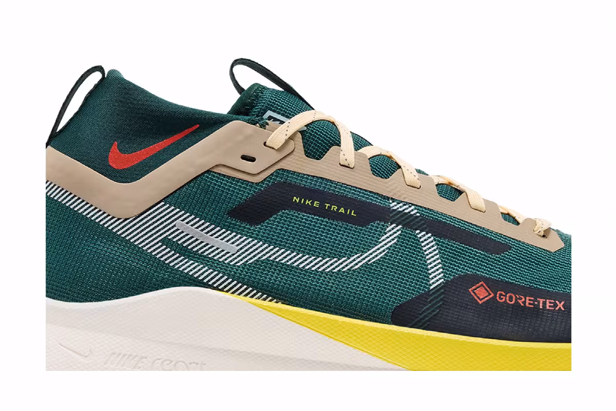 Nike React Pegasus Trail 4 GORE-TEX Noble Green Sail, view 3