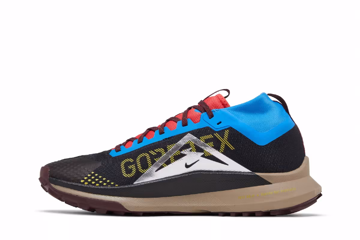 Nike React Pegasus Trail 4 GORE-TEX Black Vivid Sulfur, view 4