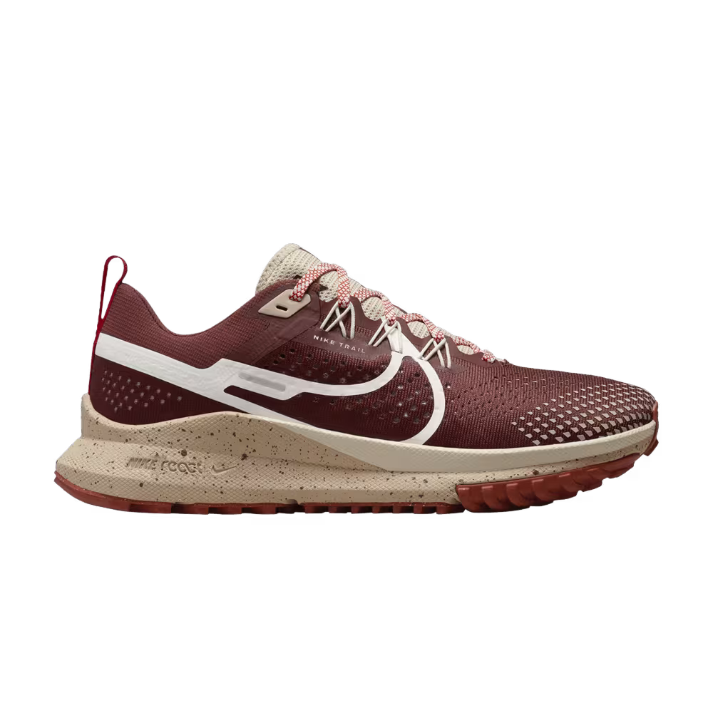Nike Women's React Pegasus Trail 4 Dark Pony Picante Red