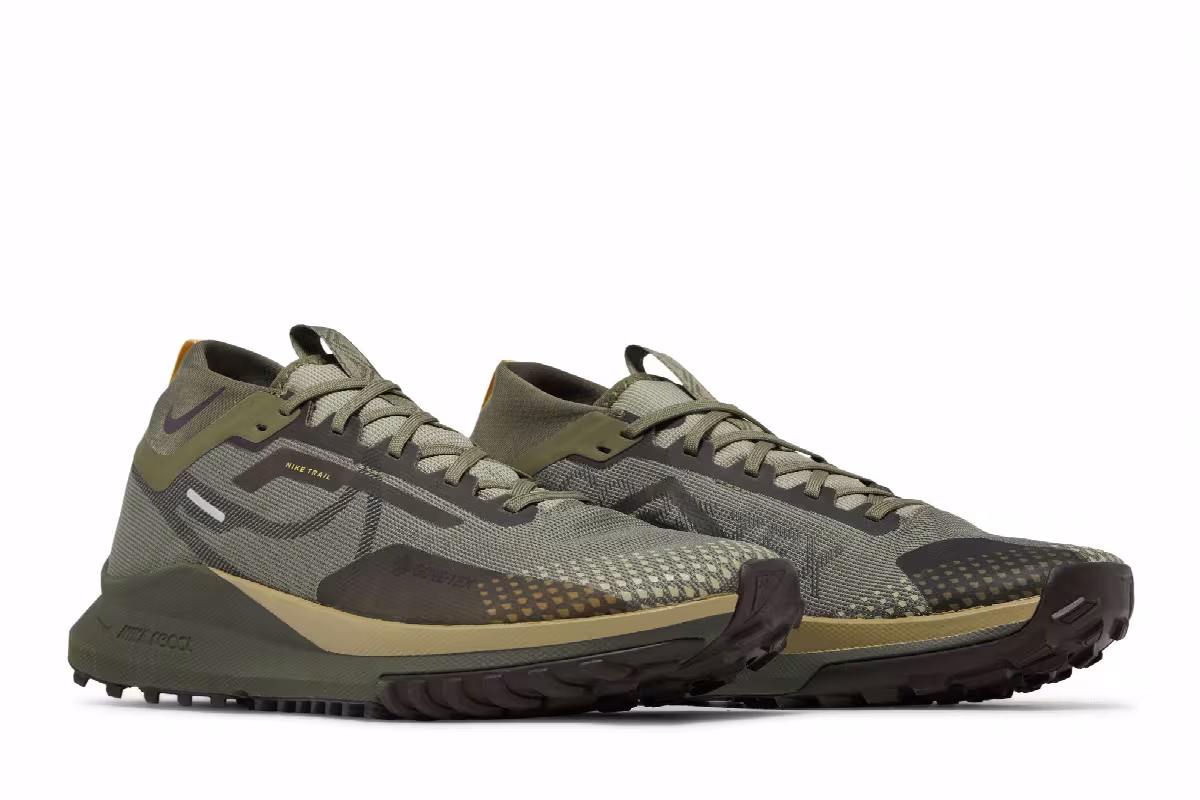 Nike React Pegasus Trail 4 GORE-TEX Medium Olive, view 9