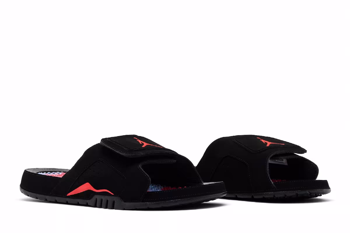 Air Jordan Hydro 6 Slide Infrared, view 9