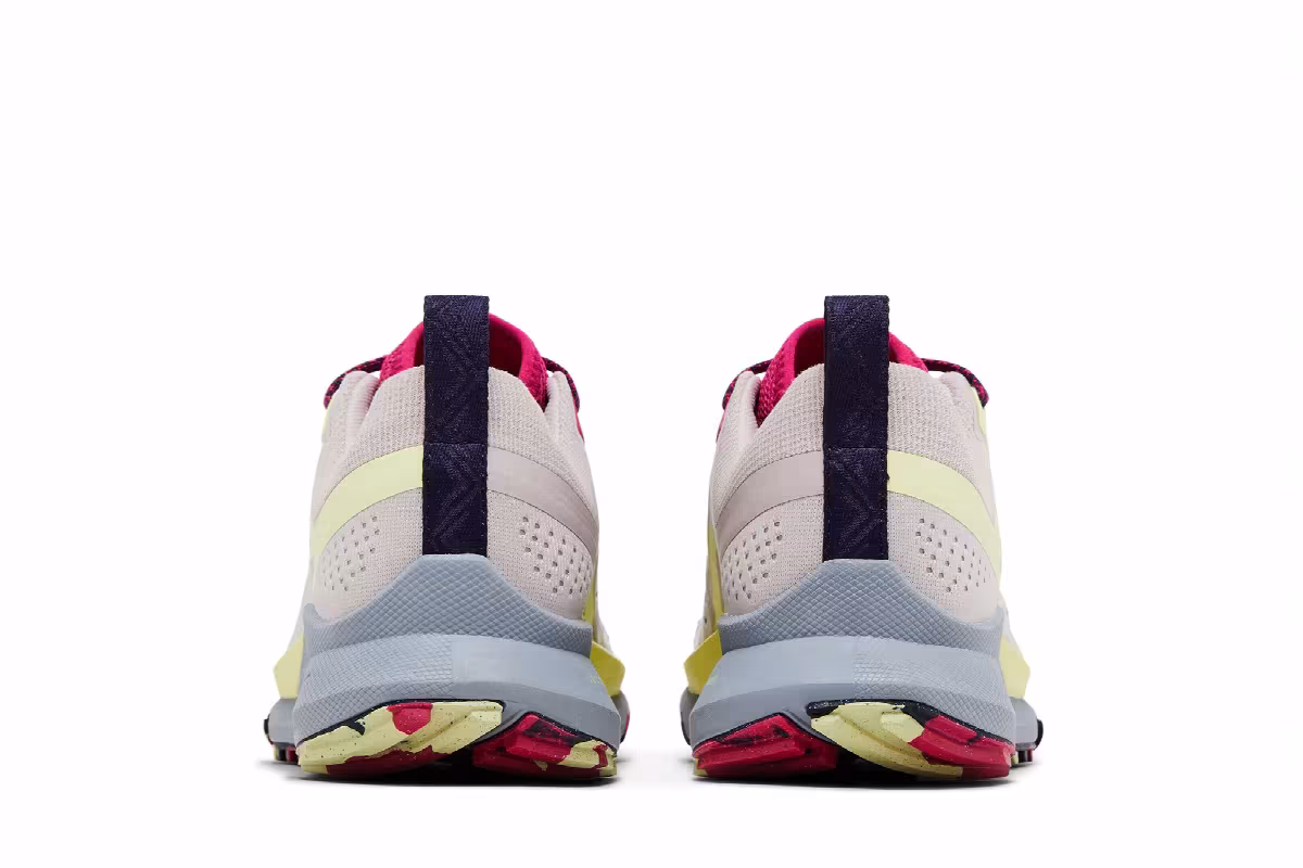 Nike Women's React Pegasus Trail 4 Platinum Violet Luminous Green, view 7