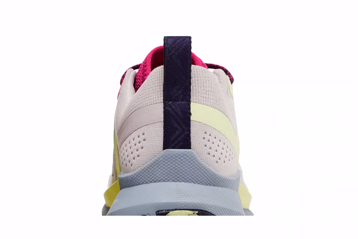 Nike Women's React Pegasus Trail 4 Platinum Violet Luminous Green, view 8