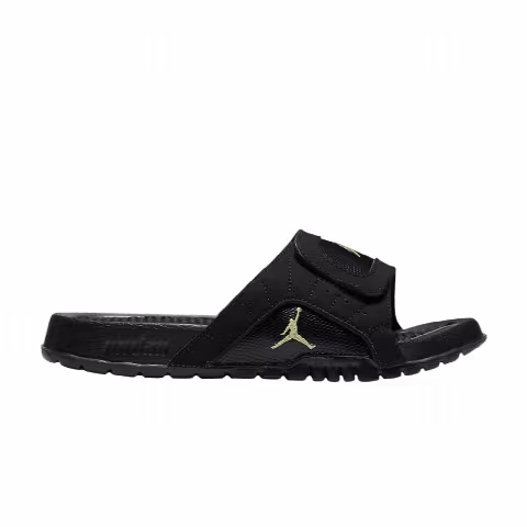 Air Jordan Hydro 12 GS Slide 'Black Metallic Gold'