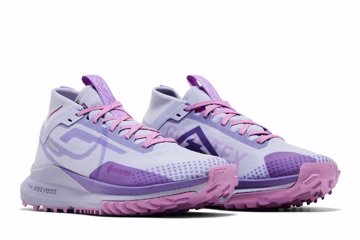 Nike Women's React Pegasus Trail 4 GORE-TEX Oxygen Purple, view 9
