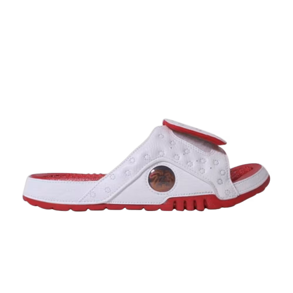 Air Jordan Hydro 13 Slide White Red