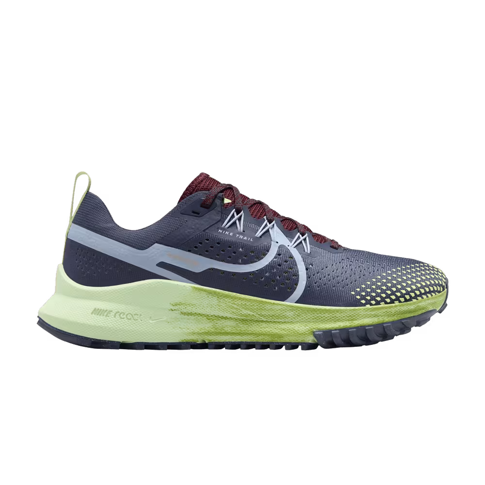 Nike Women's React Pegasus Trail 4 Thunder Blue Chlorophyll