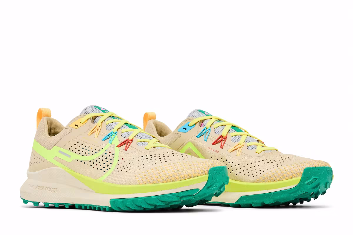 Nike React Pegasus Trail 4 Team Gold Volt, view 9