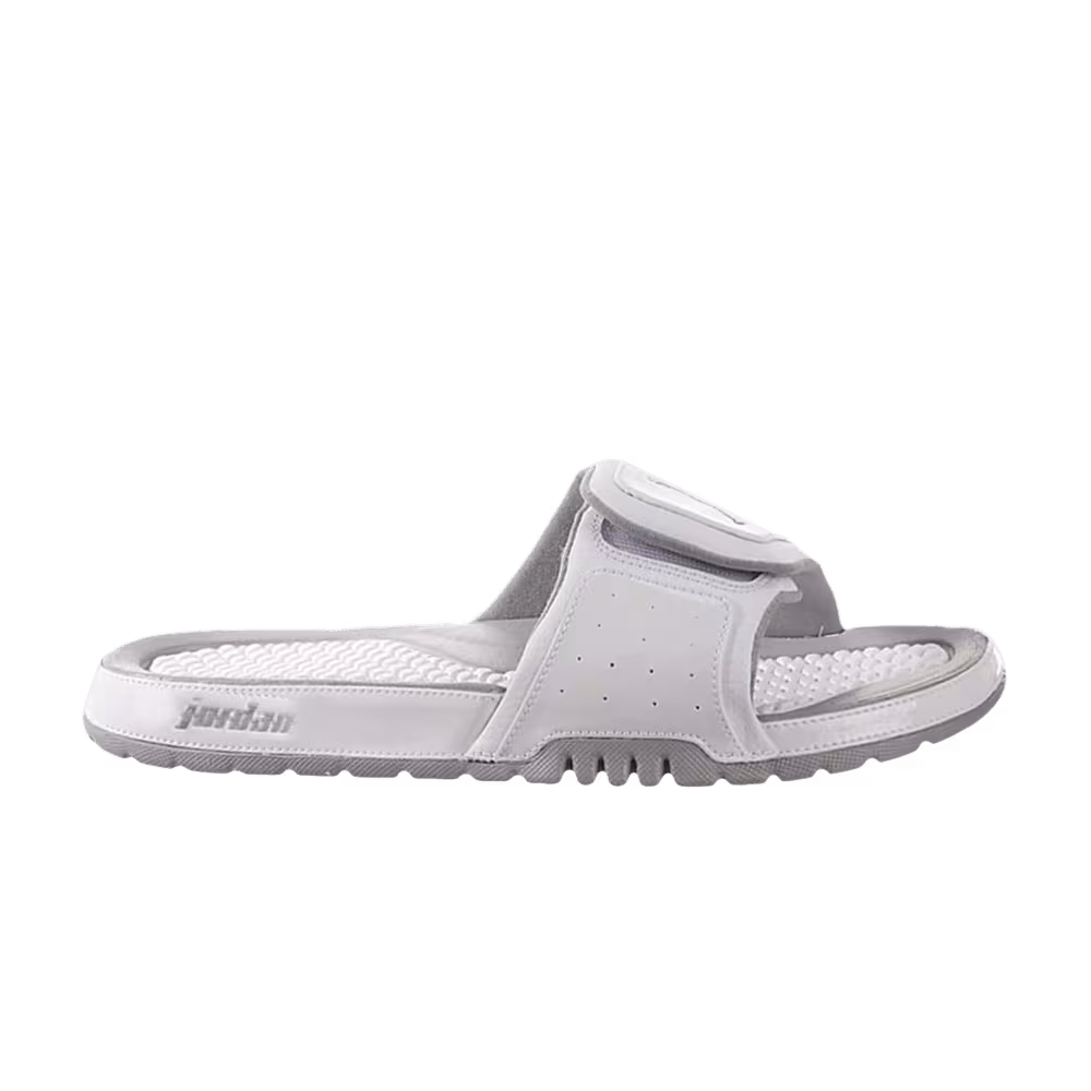 Air Jordan Hydro 2 Slide White Metallic Silver