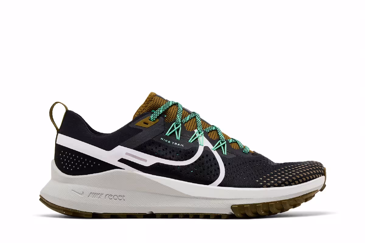 Nike React Pegasus Trail 4 Black Olive Flak, view 2